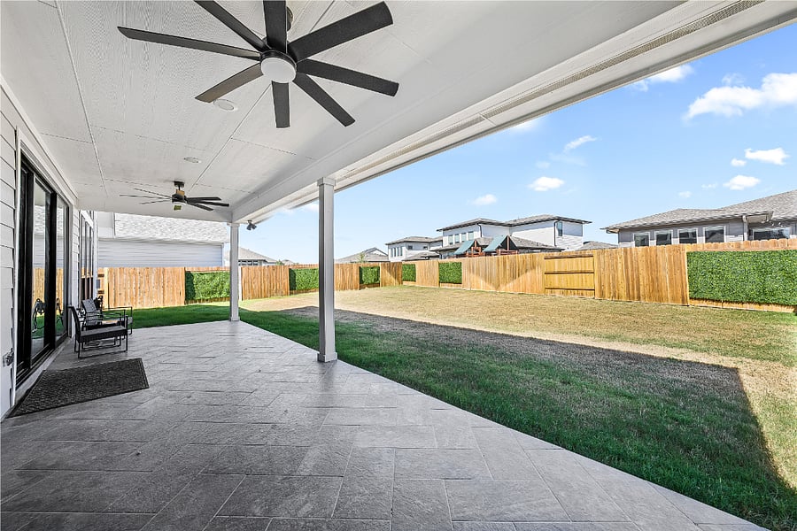 Covered Back Patio