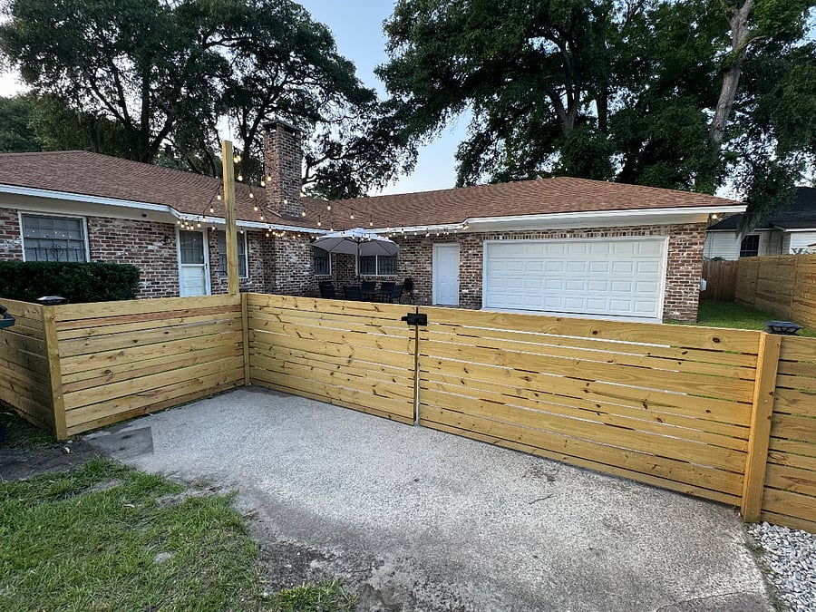 Gated yard