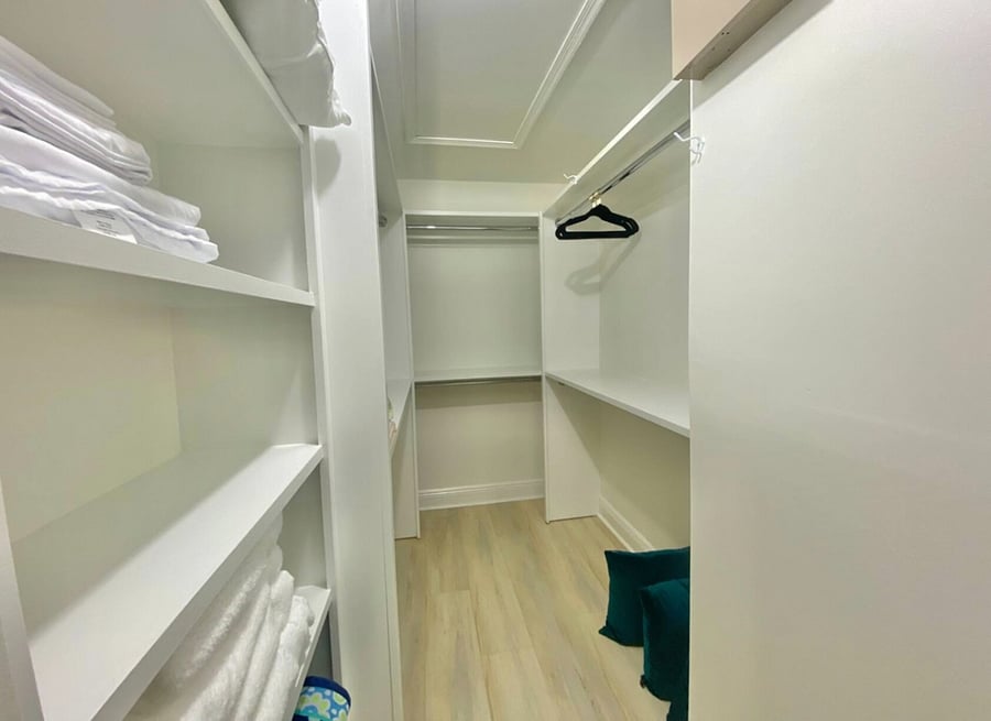 Master bedroom walk in closet 
