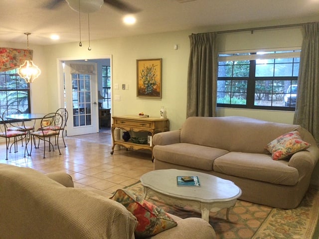 Living room, separate dining area