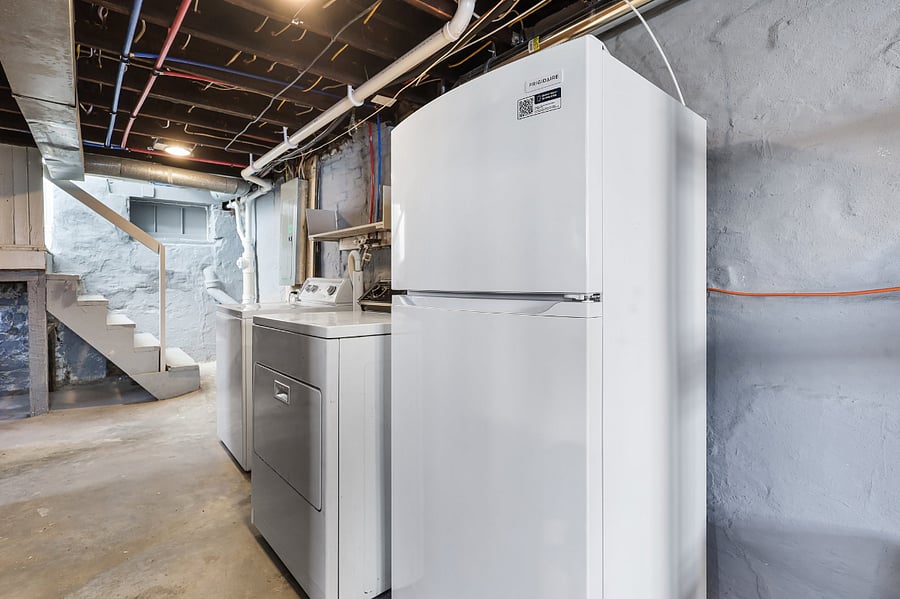 Private Basement with Full Size Fridge and Freezer
