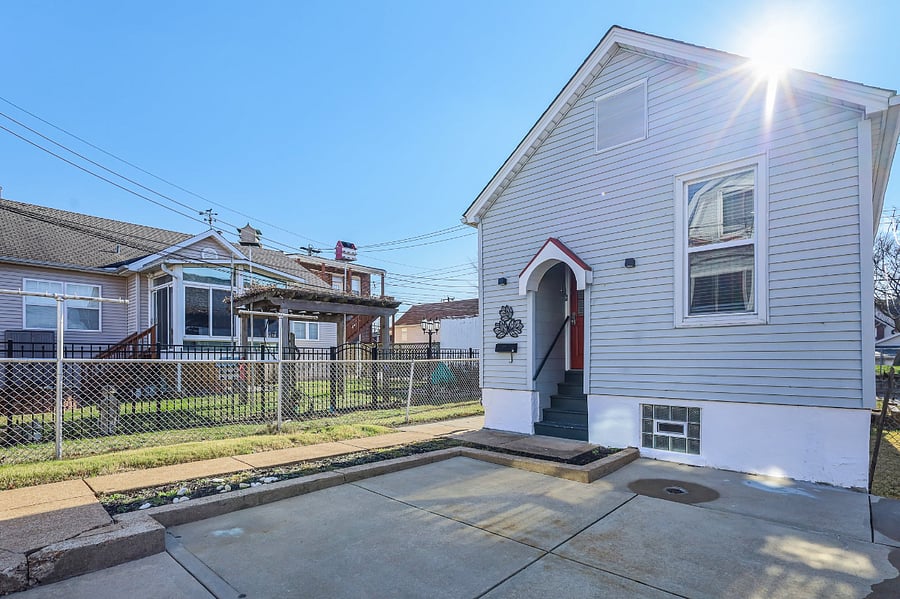 Patio and Main Entry of Rear Home