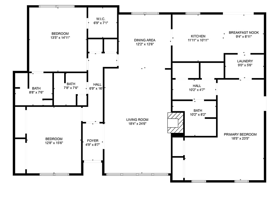 Home's floorplan