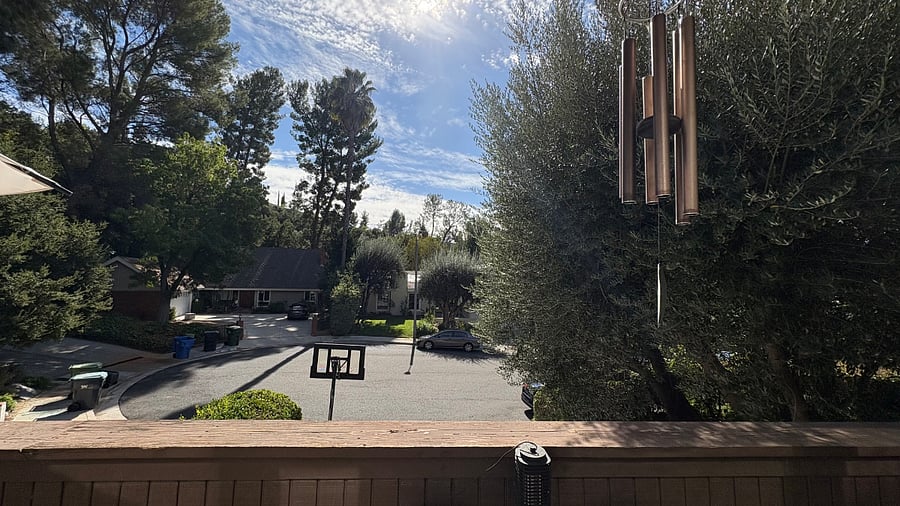 View from balcony