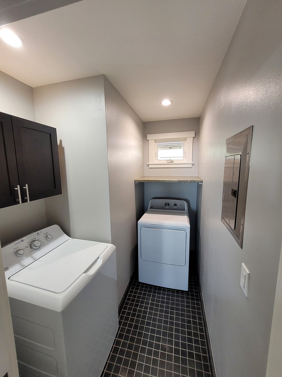 Upstairs laundry room