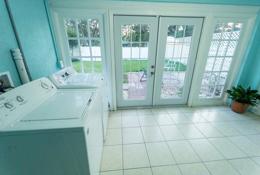 Laundry and sunroom