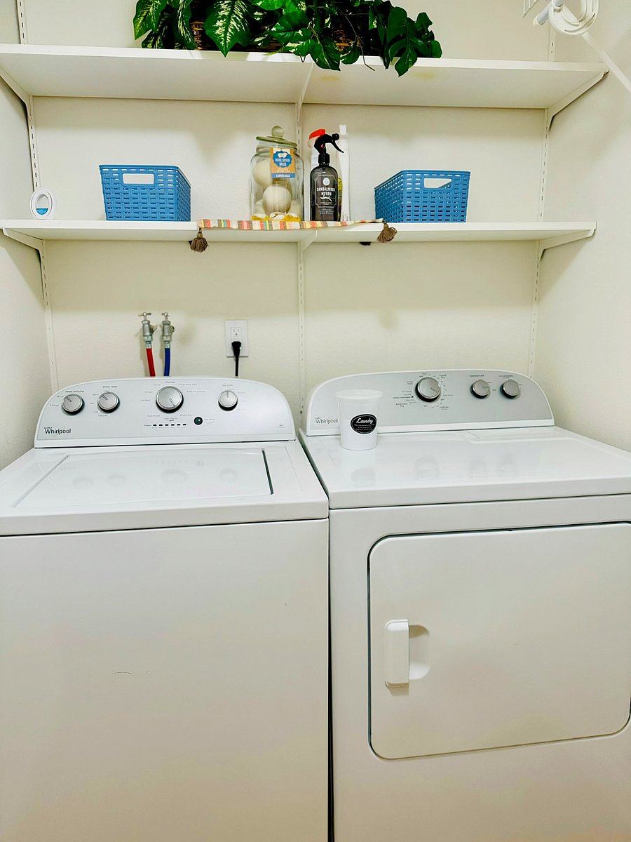 Full size Washer & Dryer located off of Kitchen