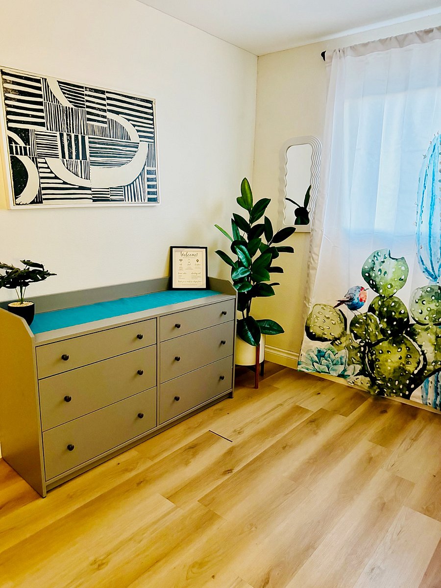 Bedroom 3 - lots of storage, dresser and large closet
