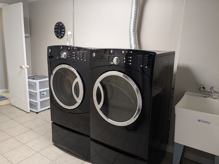 Yup, your very own mega washer and dryer.