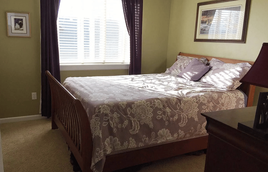 One of the three nicely sized bedrooms.