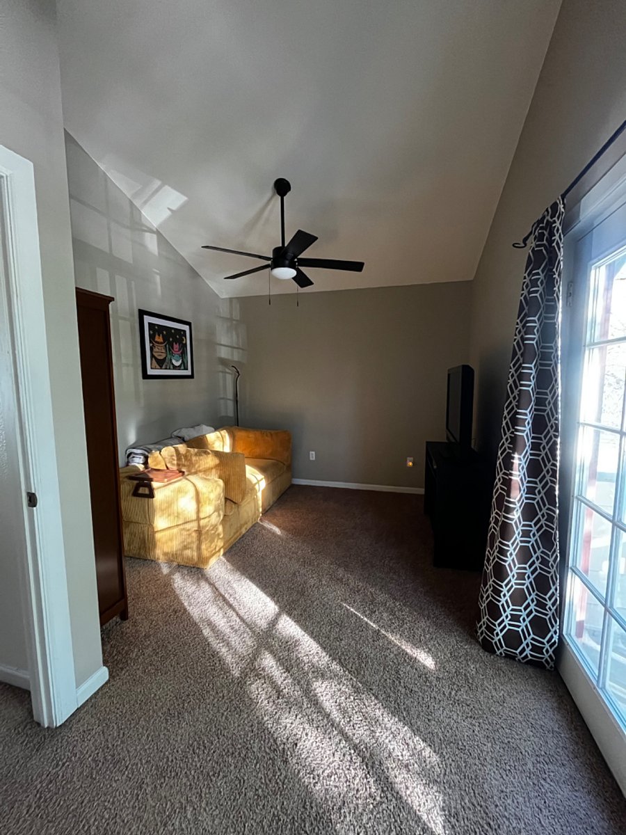 Living room with Private Balcony
