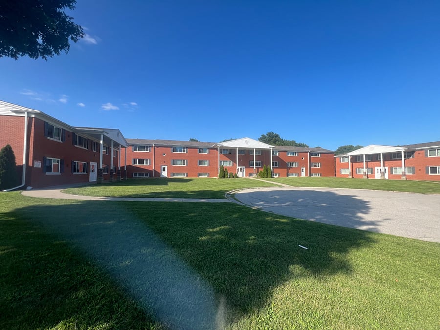 Apartment complex that houses primarily travel professionals.