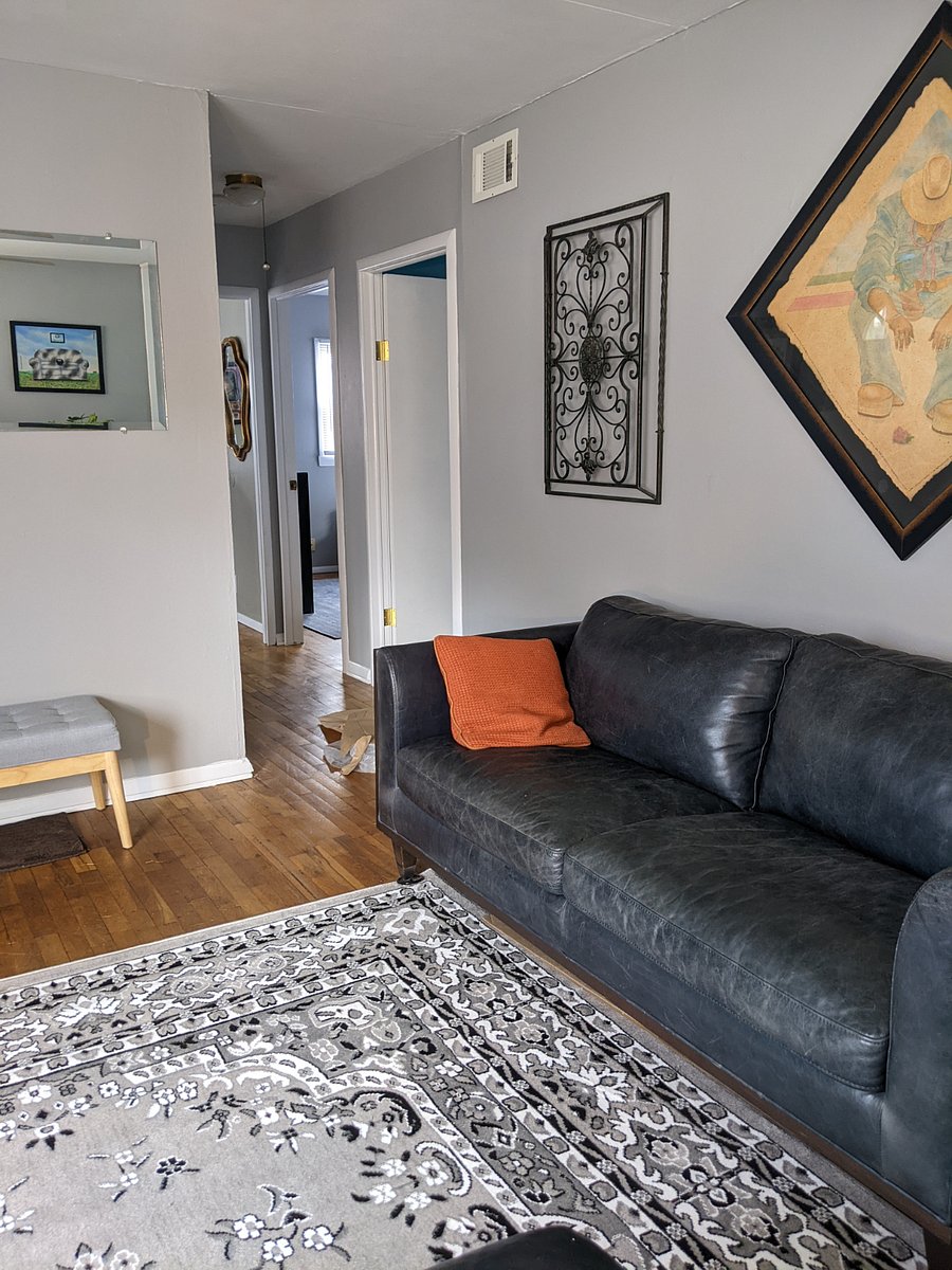 From living room, into the hallway