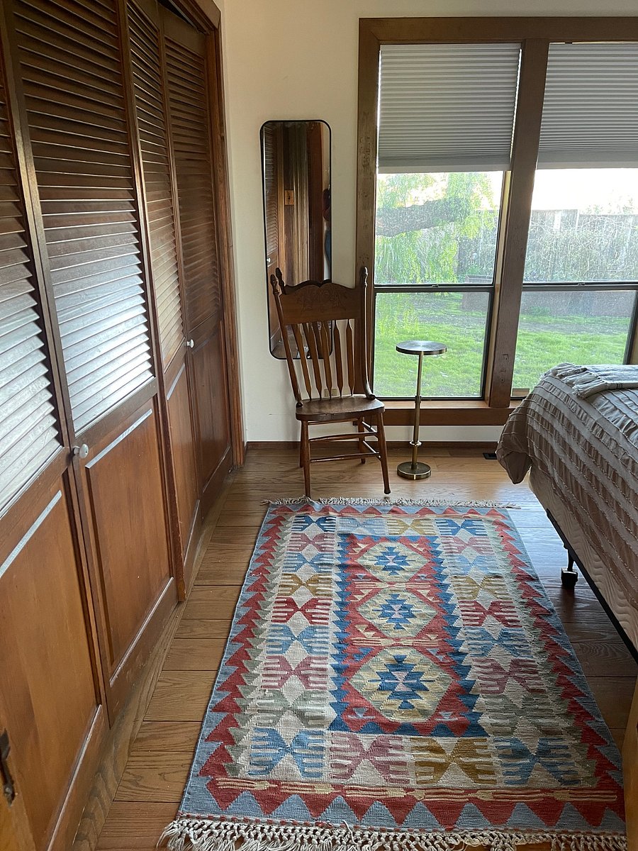 Bedroom 2 - King with vegetable garden view