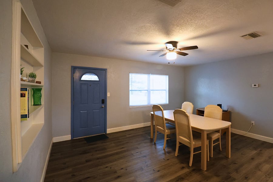 Front Entry + Dining Room