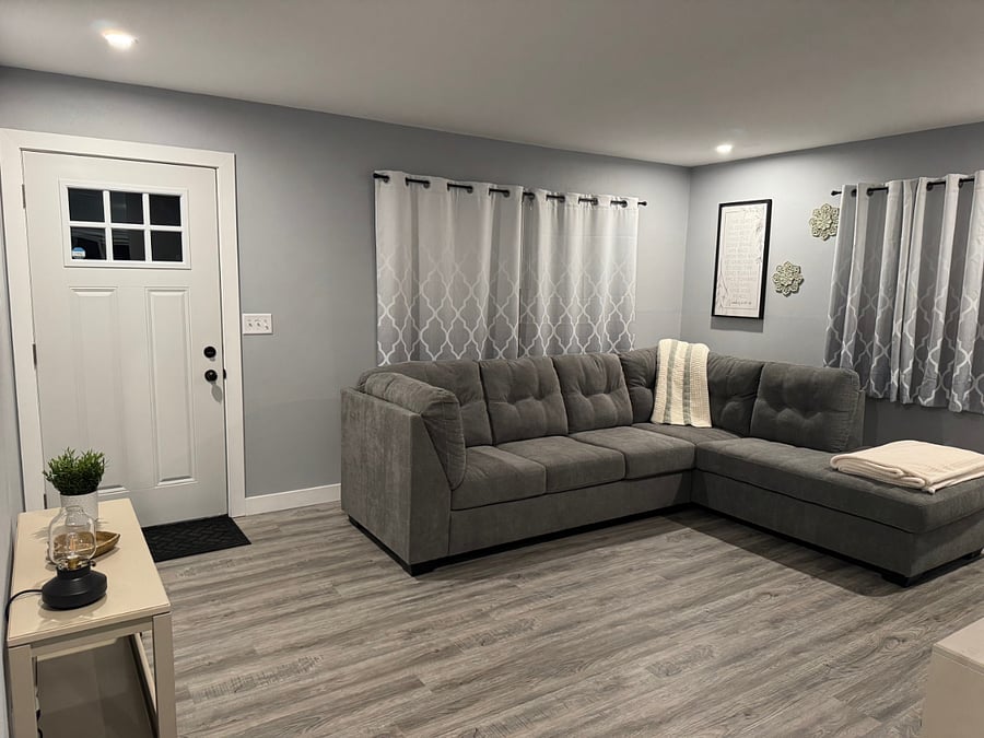 Front door entry to Living Room