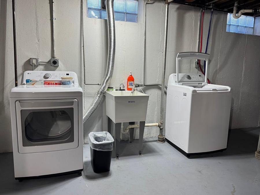 Laundry in Basement