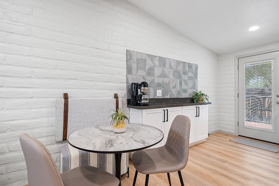 Dining Table and Coffee/Tea Bar
