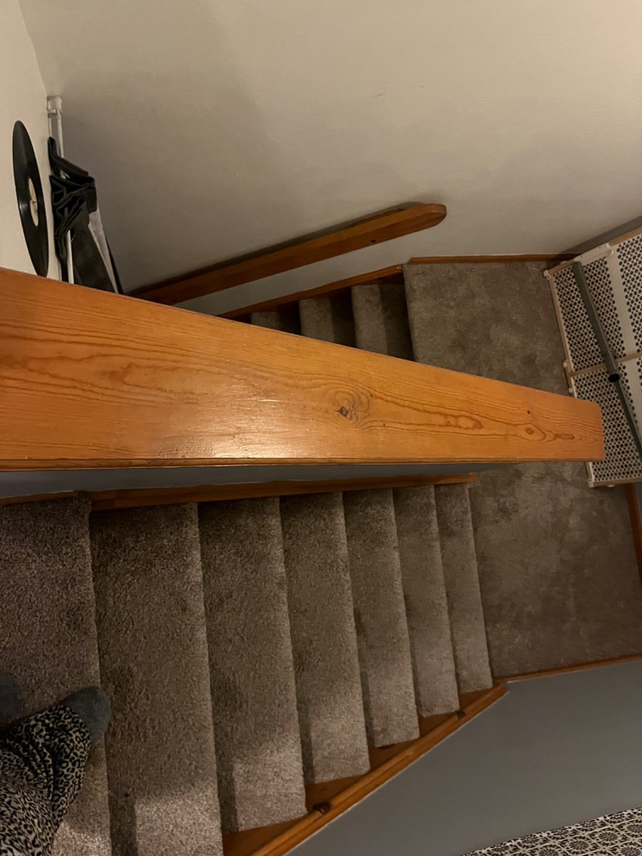 Stairwell down to the first floor