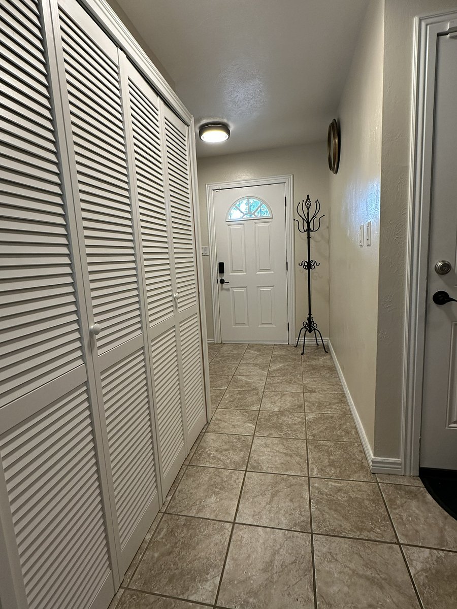 Front Entry by Laundry