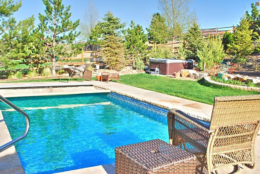 Backyard - Pool, Hot Tub