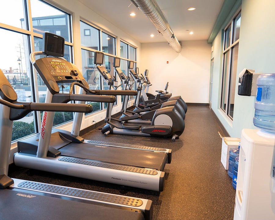 Cardio gym just a few steps from the apartment