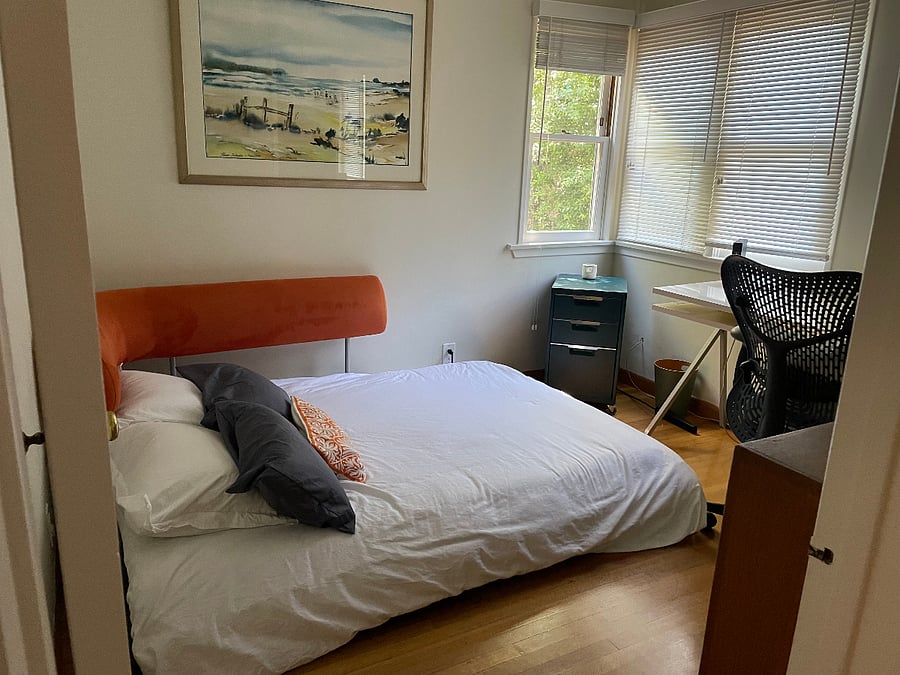 Guest Room with Bed Made up