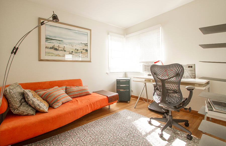 Guest Room Set up as a Study