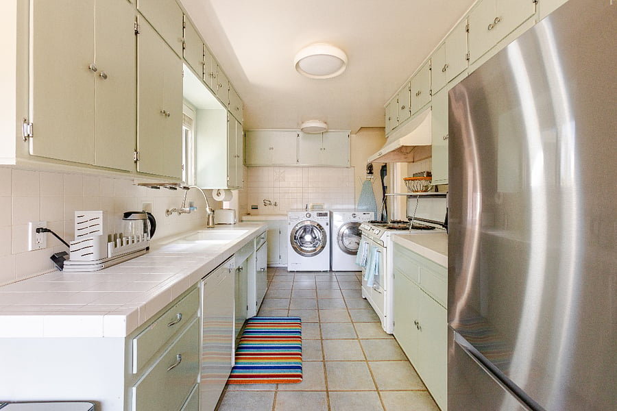 Kitchen with Laundry