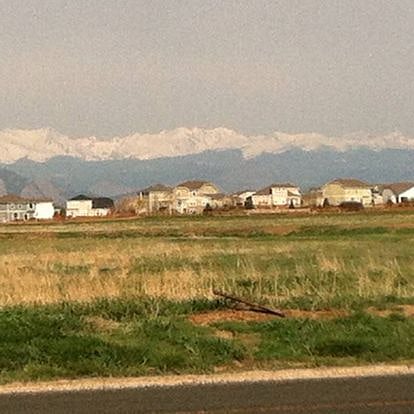 Amazing views of the mountains. 