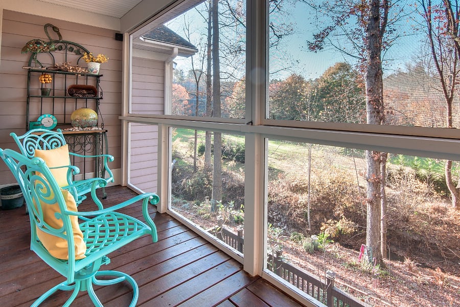 Screened in Porch View
