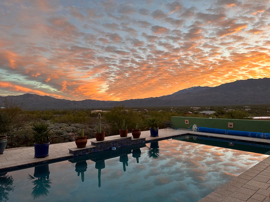 We have so many gorgeous sunsets here !