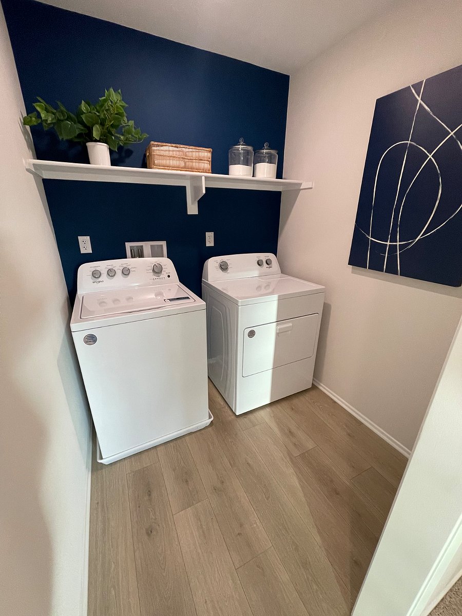 Very spacious upstairs laundry room