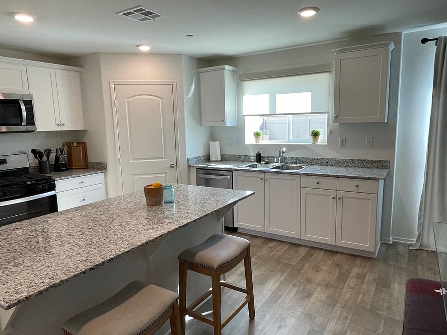 Natural light at kitchen sink
