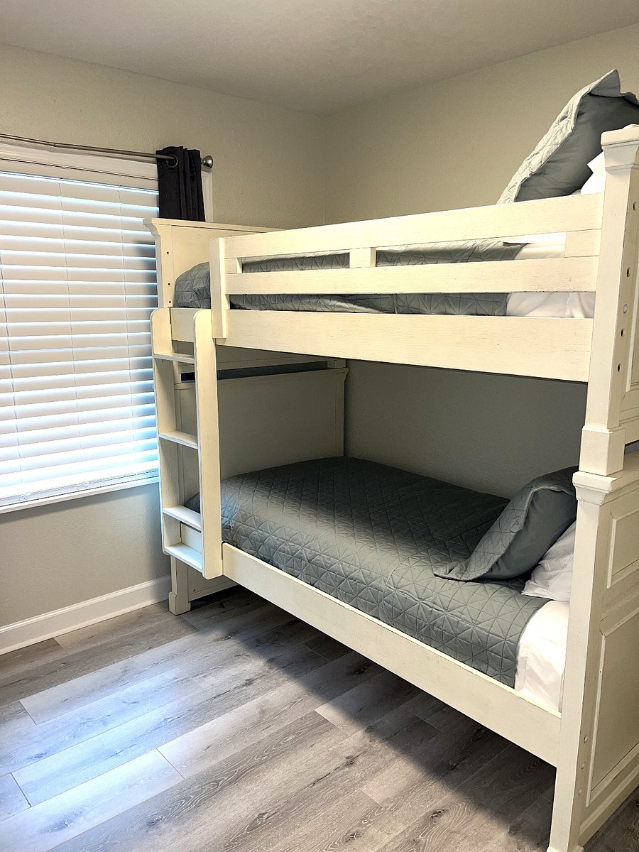 3rd bedroom with bunk beds
