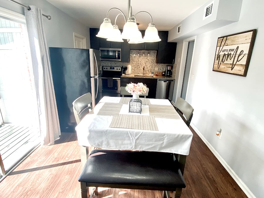 Kitchen and living room 