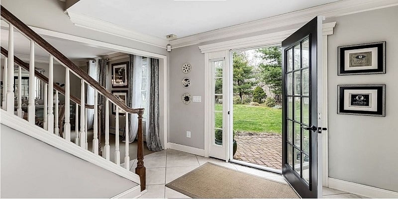 Huge entrance door