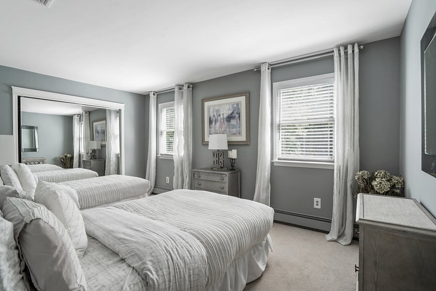 Bedroom with full size and twin bed