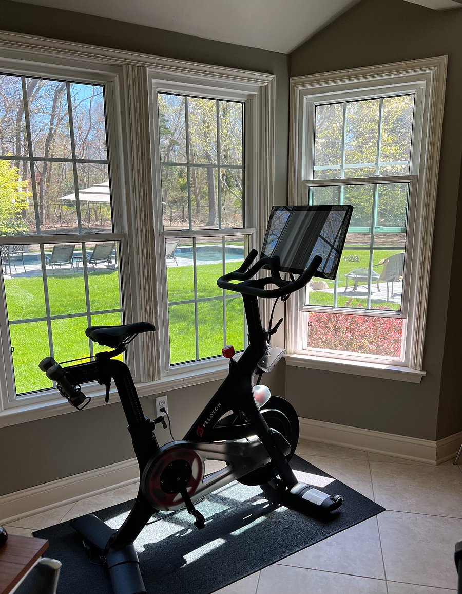 Get fit peloton bike at the property