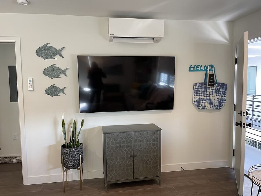 Smart TV in Living dining area