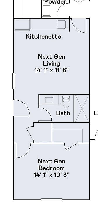 Layout of the suite