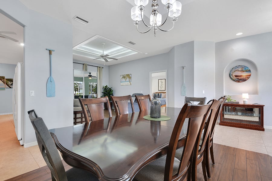 Eight person table