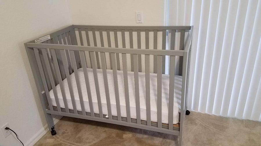 Full size crib available.