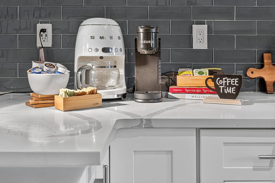 Fully-stocked kitchen