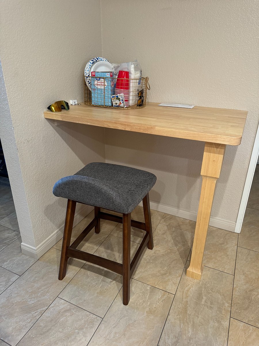 Built in computer table