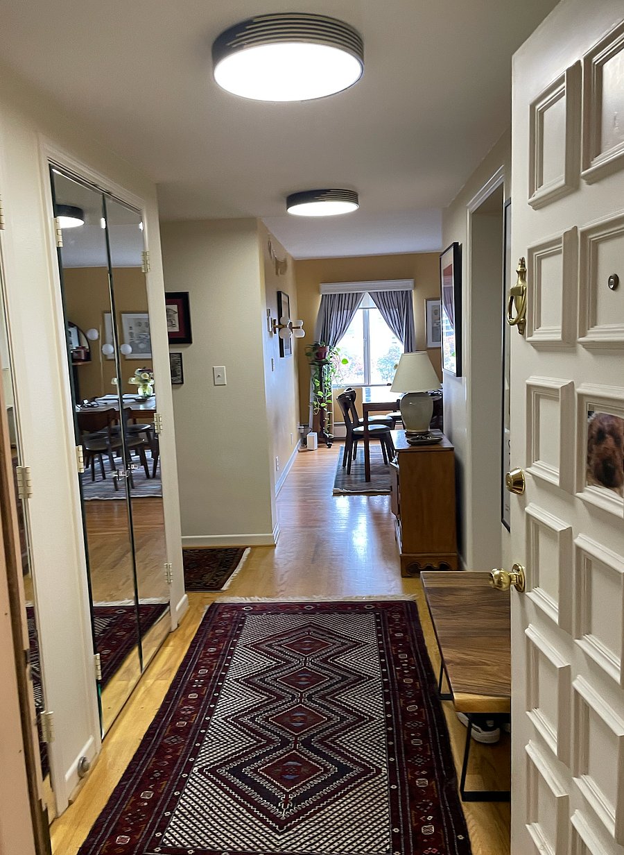 Entrance to unit
