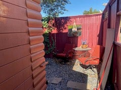 Private patio