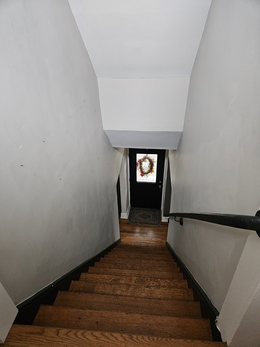 second floor view to front door