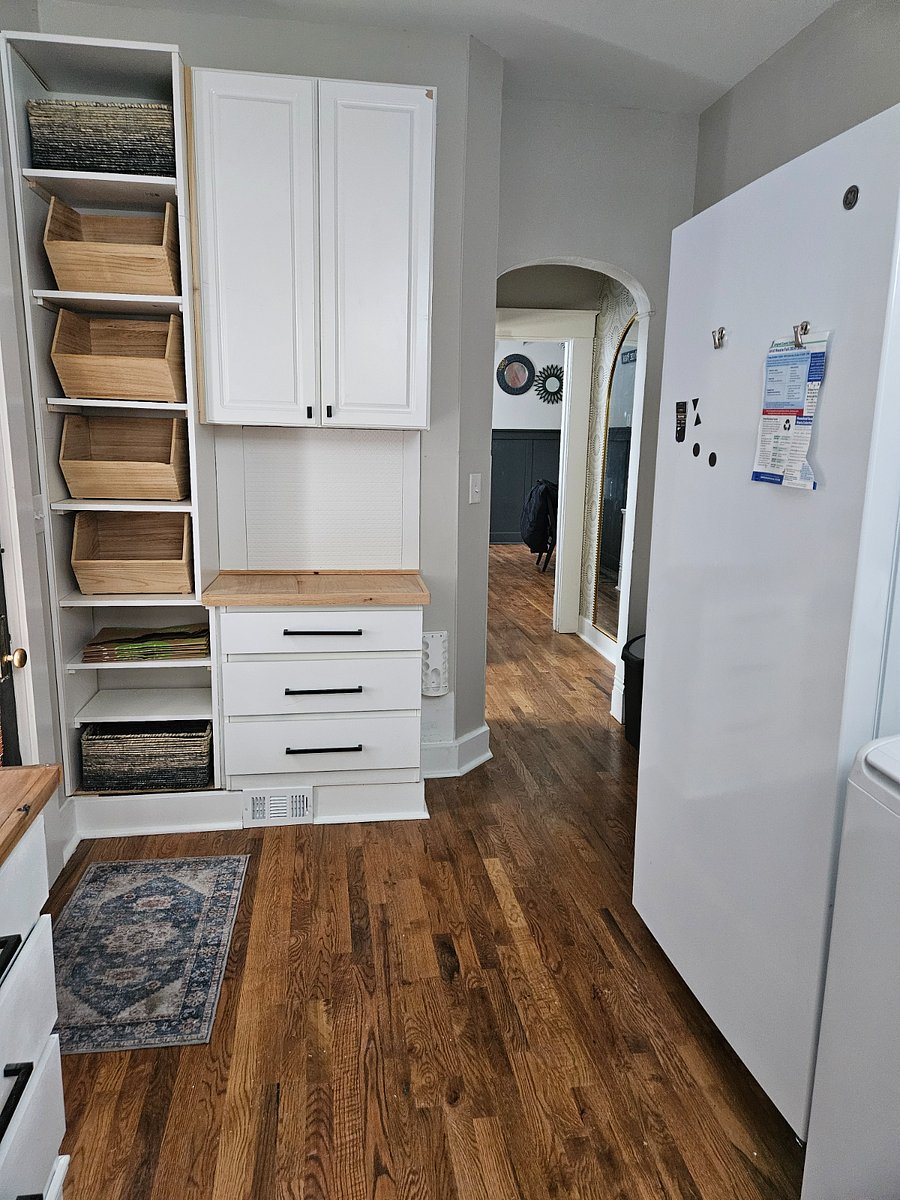 1st floor laundry/ pantry facing hall to dining room