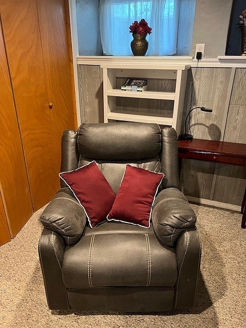 comfy lounge chair in front of the TV
